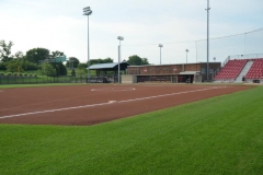 University of Louisville softball natural grass