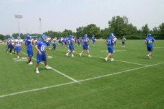 University of Kentucky practice football synthetic